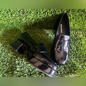 Jeffrey Campbell Black Patent Loafers
